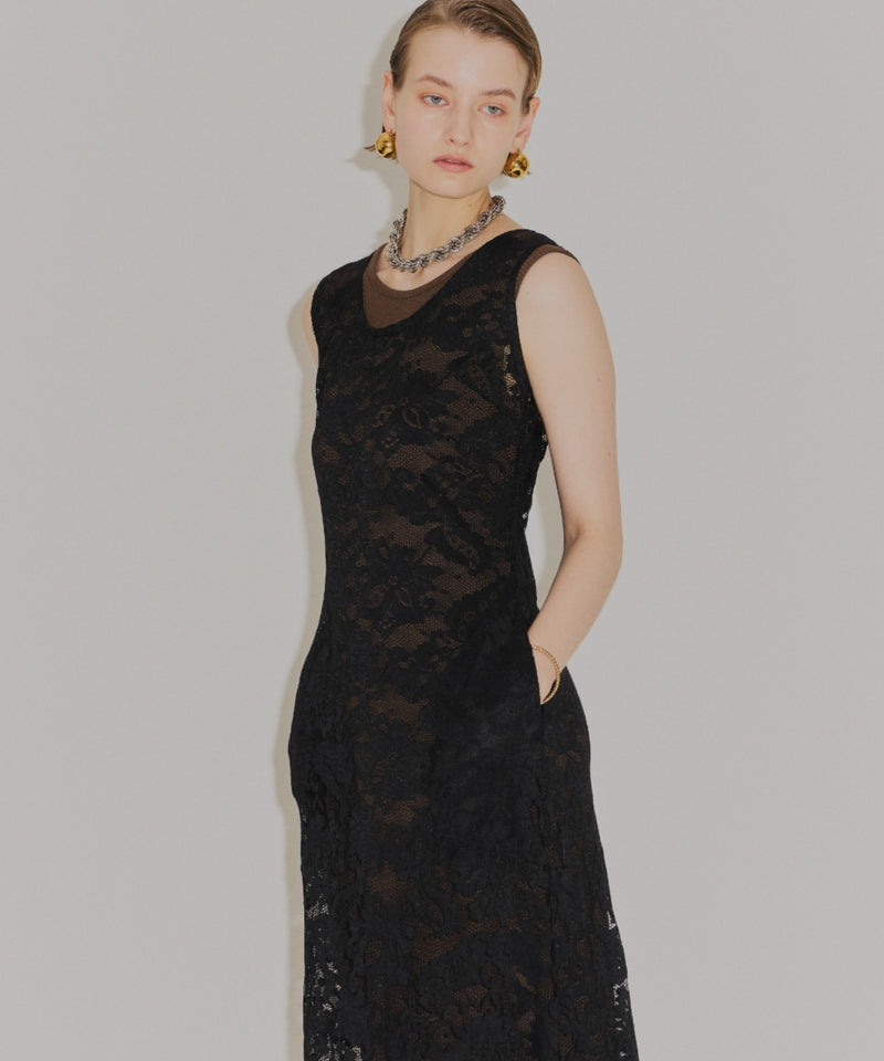 【yae】Lace layered dress / レースレイヤードドレス