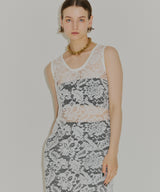【yae】Lace layered dress / レースレイヤードドレス