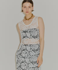 【yae】Lace layered dress / レースレイヤードドレス
