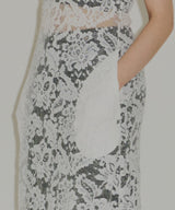 【yae】Lace layered dress / レースレイヤードドレス