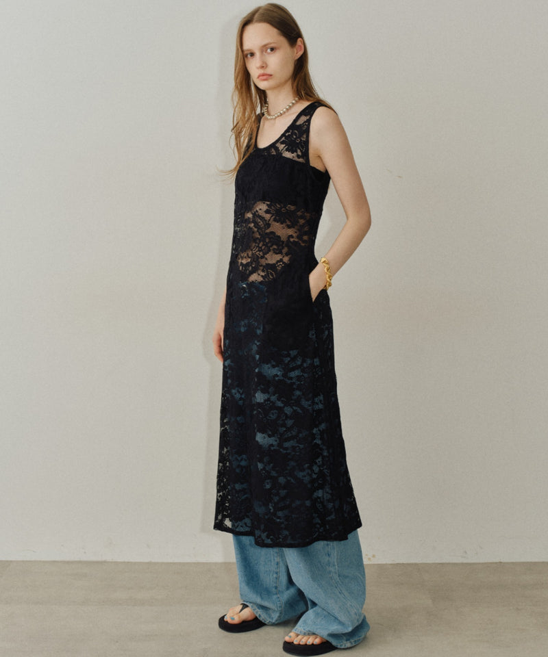 【yae】Lace layered dress / レースレイヤードドレス