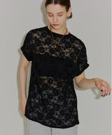 【yae】lace T-shirts / レースTシャツ