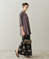 【yae】	Flower embroidery skirt / フラワーエンブロイダリースカート