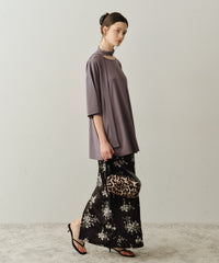 【yae】	Flower embroidery skirt / フラワーエンブロイダリースカート