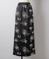 【yae】	Flower embroidery skirt / フラワーエンブロイダリースカート