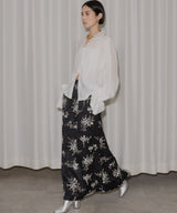 【yae】	Flower embroidery skirt / フラワーエンブロイダリースカート