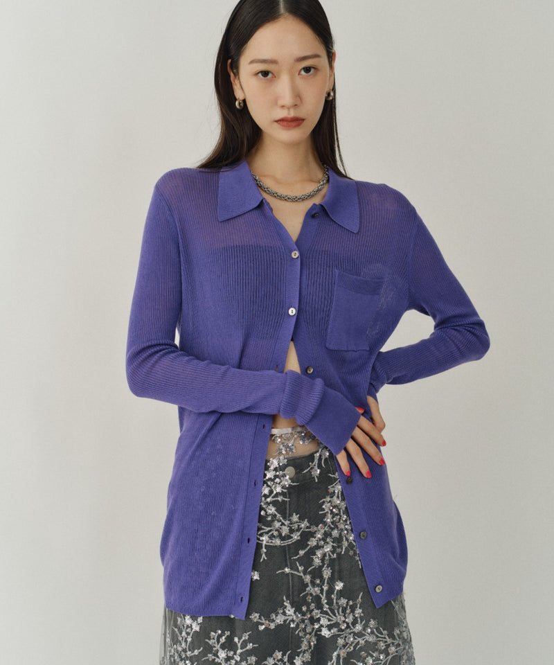 【yae】Polo cardigan / ポロカーディガン