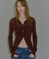 【yae】Polo cardigan / ポロカーディガン