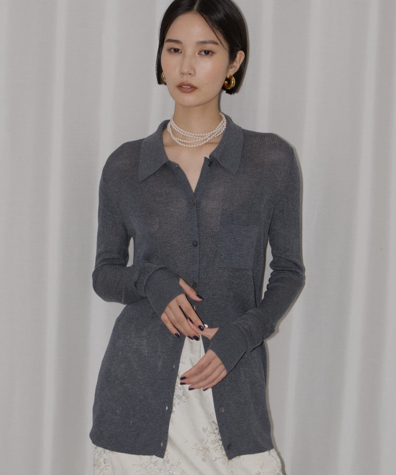 【yae】Polo cardigan / ポロカーディガン