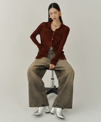 【yae】Polo cardigan / ポロカーディガン