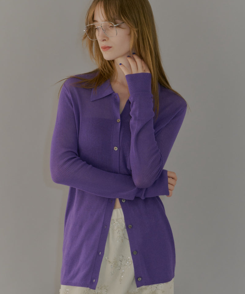 【yae】Polo cardigan / ポロカーディガン