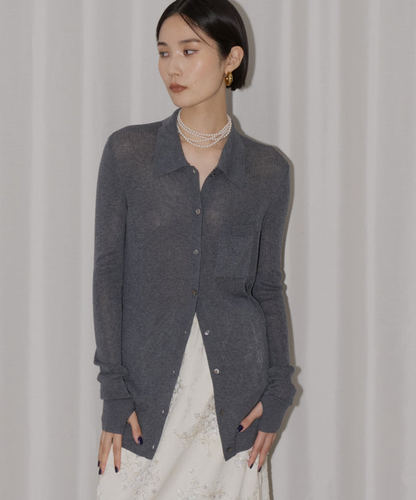 【yae】Polo cardigan / ポロカーディガン
