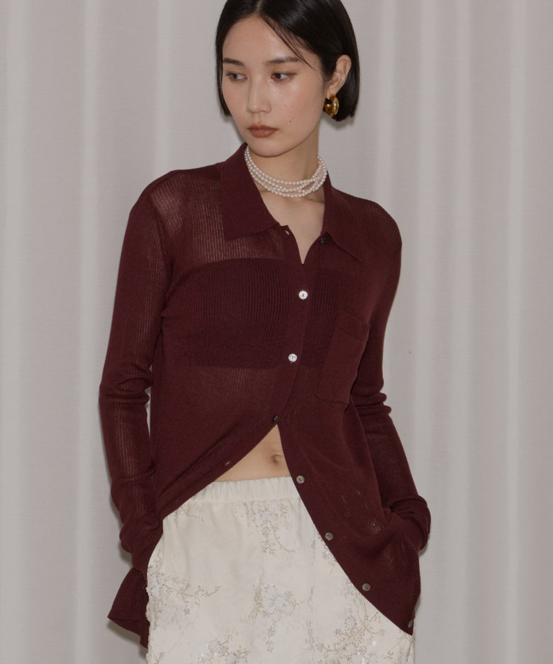 【yae】Polo cardigan / ポロカーディガン