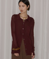 【yae】Polo cardigan / ポロカーディガン