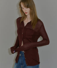 【yae】Polo cardigan / ポロカーディガン