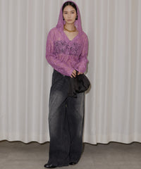 【yae】lace hoodie / レースフーディー
