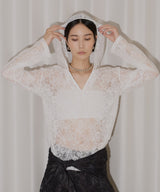 【yae】lace hoodie / レースフーディー