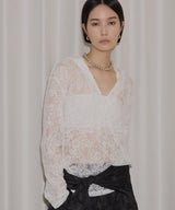 【yae】lace hoodie / レースフーディー