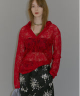 【yae】lace hoodie / レースフーディー