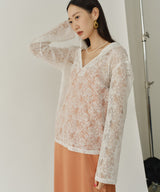 【yae】lace hoodie / レースフーディー