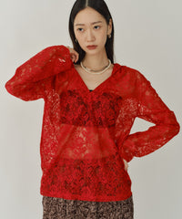 【yae】lace hoodie / レースフーディー
