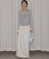 【yae】Sheer layering long T-shirts / シアーレアリングロングTシャツ