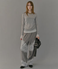 【yae】Sheer layering long T-shirts / シアーレアリングロングTシャツ