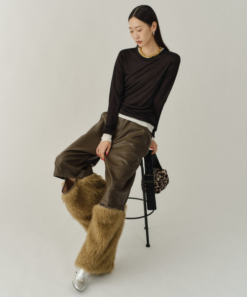 【yae】Sheer layering long T-shirts / シアーレアリングロングTシャツ