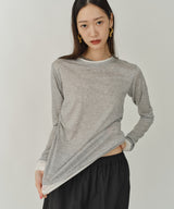 【yae】Sheer layering long T-shirts / シアーレアリングロングTシャツ