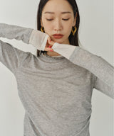 【yae】Sheer layering long T-shirts / シアーレアリングロングTシャツ