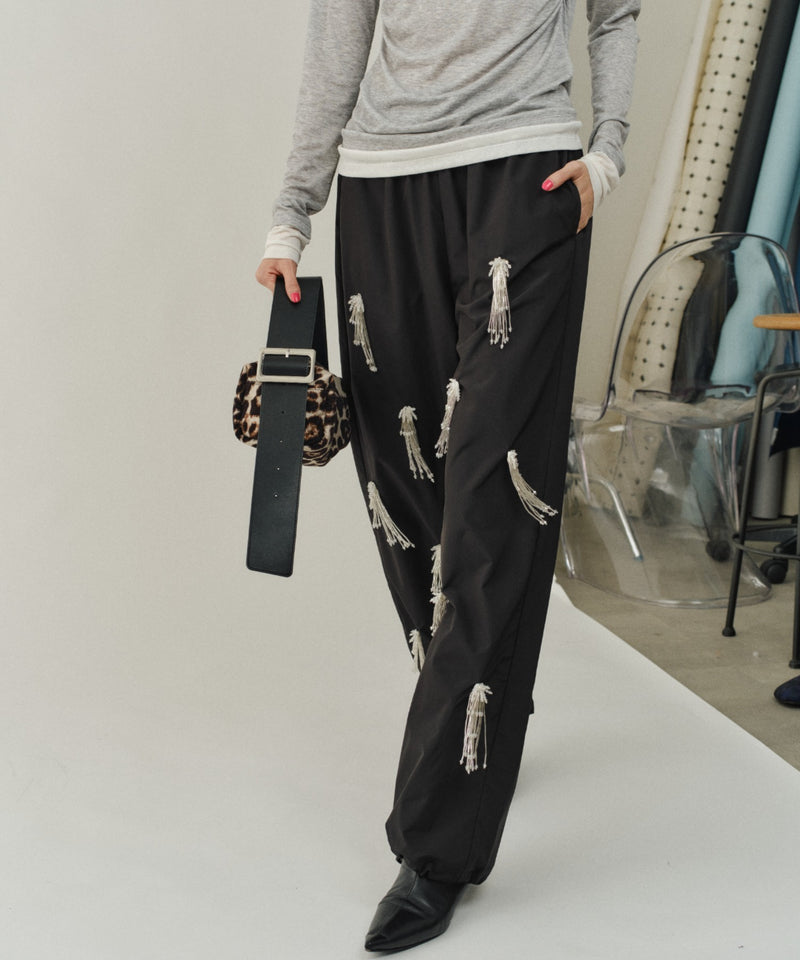 【yae】Jellyfish bijoux pants / ジェリーフィッシュビジューパンツ