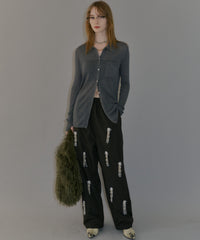 【yae】Jellyfish bijoux pants / ジェリーフィッシュビジューパンツ