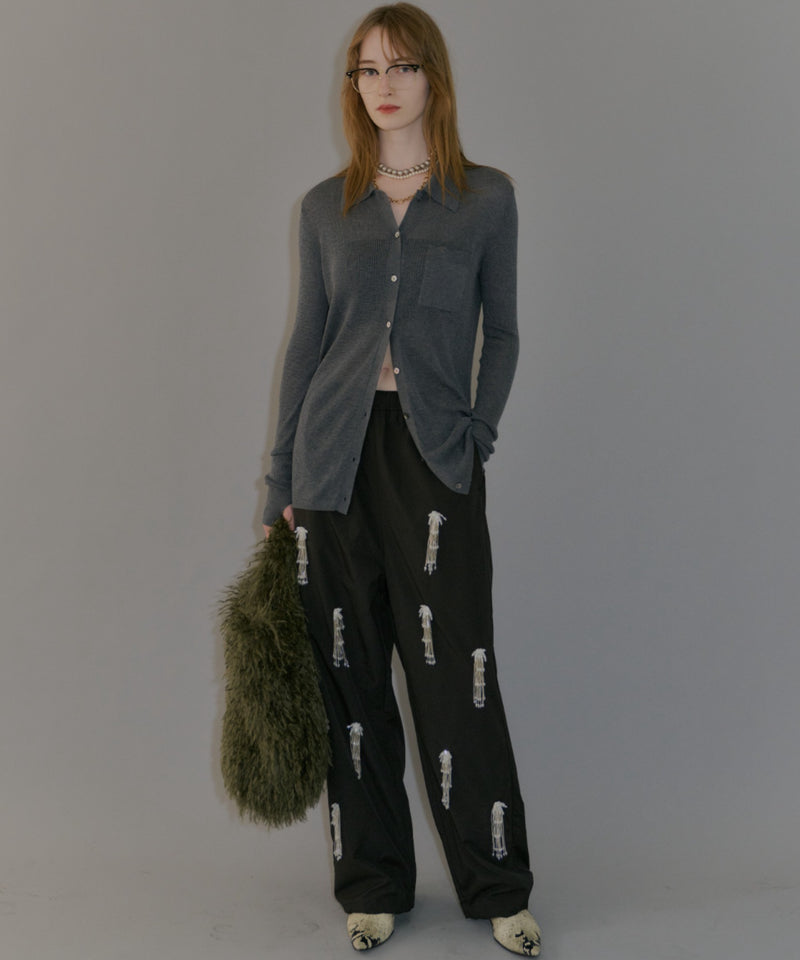 【yae】Jellyfish bijoux pants / ジェリーフィッシュビジューパンツ