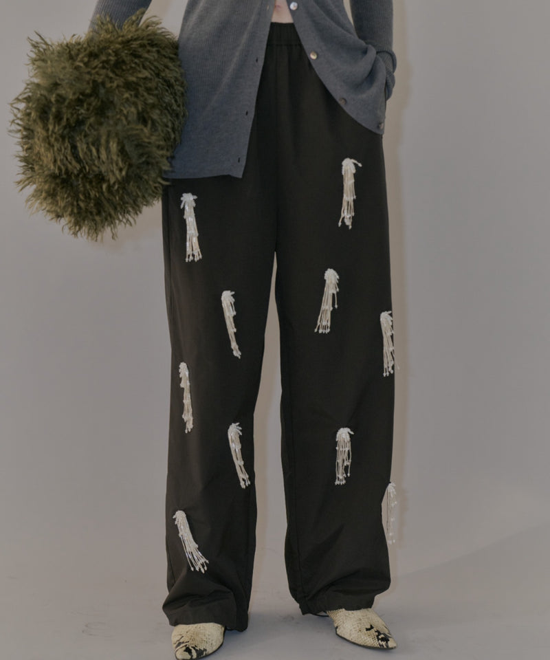 【yae】Jellyfish bijoux pants / ジェリーフィッシュビジューパンツ
