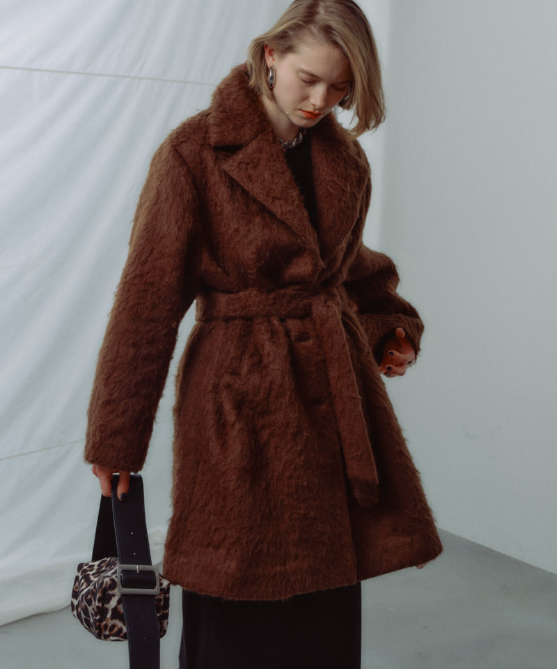 yae】Color shaggy coat / カラーシャギーコート – LA BELLE ETUDE