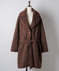 【yae】Color shaggy coat / カラーシャギーコート