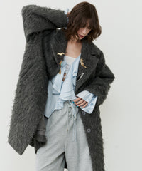 【yae】Color shaggy coat / カラーシャギーコート
