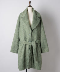 【yae】Color shaggy coat / カラーシャギーコート