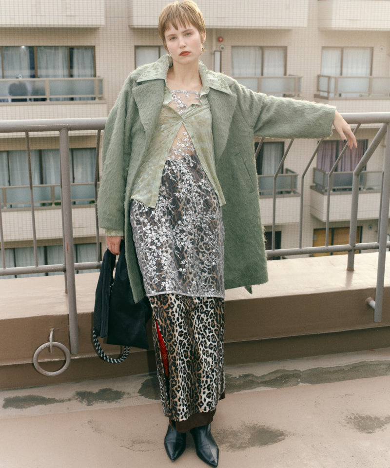IRENE Flow Dyeing Shaggy Coat シャギーコート IRENE Fall/Winter 2022 | RESTIR リステア