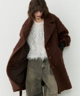 【yae】Color shaggy coat / カラーシャギーコート
