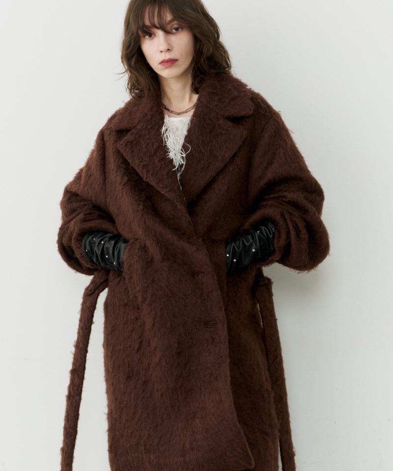 yae】Color shaggy coat / カラーシャギーコート – LA BELLE ETUDE