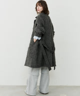 【yae】Color shaggy coat / カラーシャギーコート