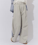 【一部カラー予約】コットンツイルカーブパンツ