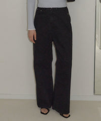 【GIUNON】back belt adjustable denim / バックベルトアジャスタブルデニム