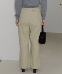 【GIUNON】back belt adjustable denim / バックベルトアジャスタブルデニム