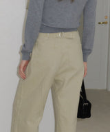 【GIUNON】back belt adjustable denim / バックベルトアジャスタブルデニム