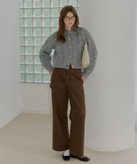 【GIUNON】back belt adjustable denim / バックベルトアジャスタブルデニム