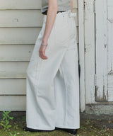 【GIUNON】back belt adjustable denim / バックベルトアジャスタブルデニム