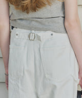 【GIUNON】back belt adjustable denim / バックベルトアジャスタブルデニム