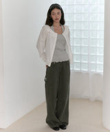 【GIUNON】back belt adjustable denim / バックベルトアジャスタブルデニム